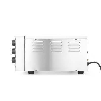 Jednokomorová pec na pizzu 2000 W, HENDI, Stříbrná, 230V/2000W, 580x560x(H)275mm | 220290