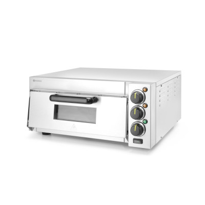 Jednokomorová pec na pizzu 2000 W, HENDI, Stříbrná, 230V/2000W, 580x560x(H)275mm | 220290