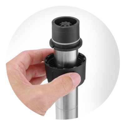 Tyčový mixér 500 s variabilní rychlostí a mixovací hřídelí 500 mm, HENDI, Kitchen Line, Černá, 230V/500W, 100x916mm | 221341