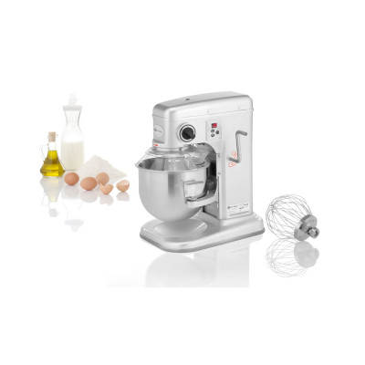 Profesionální planetární mixér itrů, HENDI, Kitchen Line, 7L, Stříbrná, 220-240V/650W, 317x440x(H)490mm | 222829