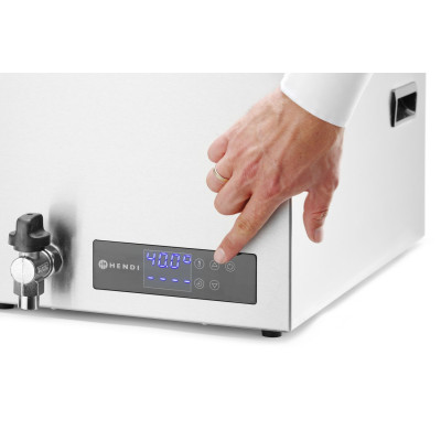 Přístroj Sous vide GN 1/1, HENDI, 20L, 230V/600W, 350x680x(H)275mm | 225448