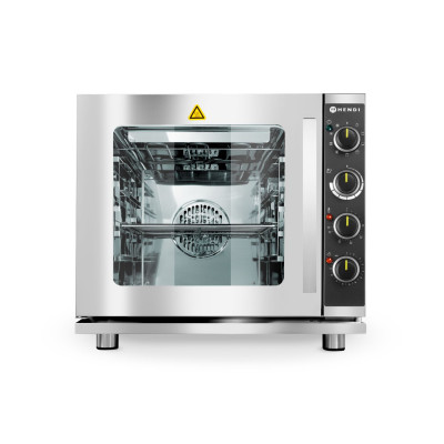 Horkovzdušná parní trouba s grilem 4x GN 2/3, HENDI, Světle šedá, 230V/3000W, 625x585x(H)590mm | 225929