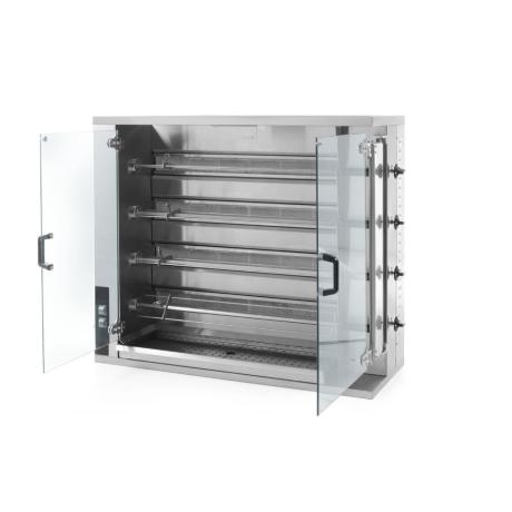 Plynový rožeň pro 16-20 kuřat, HENDI, 1150x472x(H)981mm | 226087