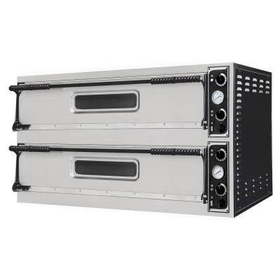 Pec na pizzu BASIC SLIM, Prismafood, 2 komory , 400V/12000W, 1305x489x(H)745mm | 226933