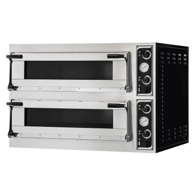 Podnosy 44 Skleněná pec na pizzu, Prismafood, 400V/13800W, 1100x964x(H)745mm | 227268