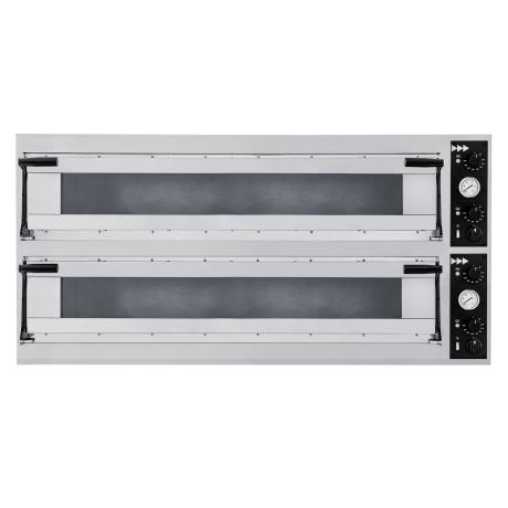 Tácy 66L Skleněná pec na pizzu, Prismafood, 400V/20400W, 1500x964x(H)745mm | 227350