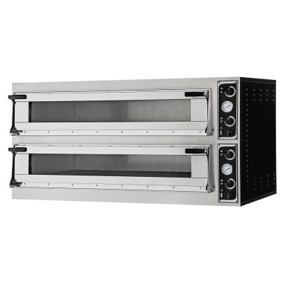 Tácy 66L Skleněná pec na pizzu, Prismafood, 400V/20400W, 1500x964x(H)745mm | 227350