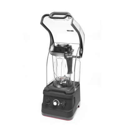 Stoní barový mixér s krytem, HENDI, 2,5L, Černá, 220-240V/1680W, 250x300x(H)540mm | 230688