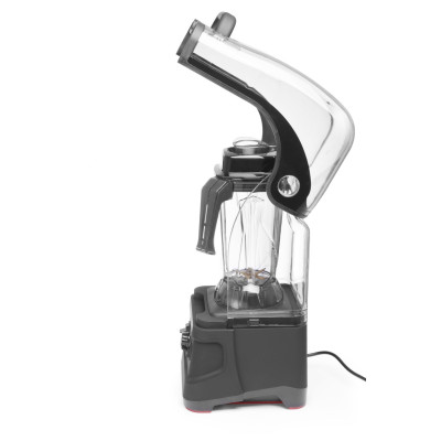 Stoní barový mixér s krytem, HENDI, 2,5L, Černá, 220-240V/1680W, 250x300x(H)540mm | 230688