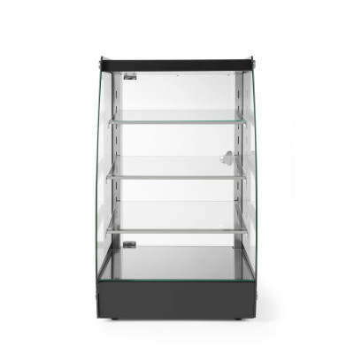 Vitrína s dvířkami a 4 policemi 75 l, HENDI, 230V/2W, 415x390x(H)716mm | 233092