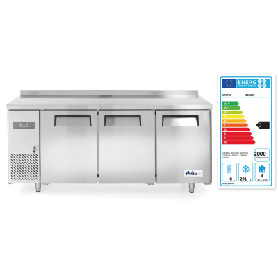 Třídveřová mraznička s bočním čerpadlem, Arktic, Kitchen Line, 291L, 230V/550W, 1800x600x(H)886mm | 233399