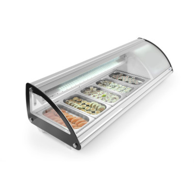 Stojan na sushi 5x GN 1/3, Arktic, 230V/160W, 1307x445x(H)327mm | 233757