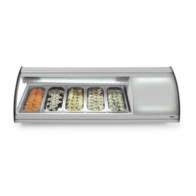 HENDI 233757 | Stojan na sushi 5x GN 1/3 Arktic