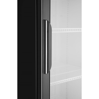 Jednodveřová chladnička s podsvíceným panelem na zadním panelu, Arktic, 254L, Černá, 220-240V/250W, 578x605x(H)1980mm | 233788