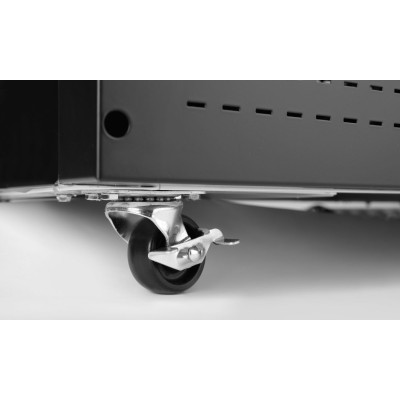 Barová chladnička s podsvíceným panelem, dvoudveřová, Arktic, 512L, Černá, 220-240V/510W, 1120x585x(H)1900mm | 233795