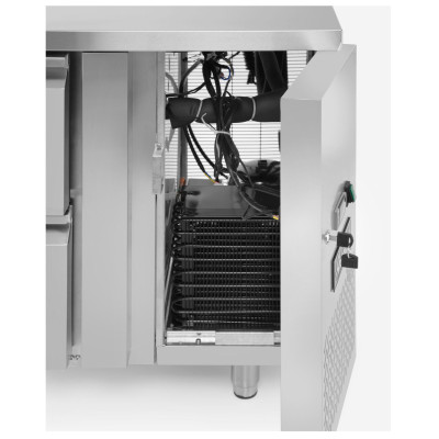 Chladicí stůl se 4 zásuvkami a postranními skříňkami, Arktic, Profi Line, 230V/250W, 1360x700x(H)858mm | 233764