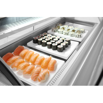Stojan na sushi 5x GN 1/3, Arktic, 230V/160W, 1307x445x(H)327mm | 233757