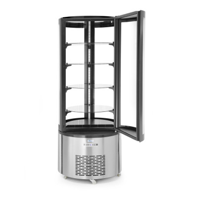 Chladicí vitrína, kulatá, Arktic, 360L, 220-240V/460W, 680x(H)1755mm | 233832