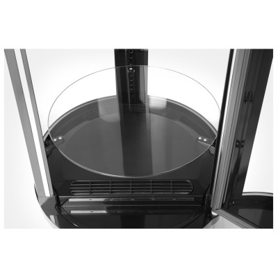 Chladicí vitrína, kulatá, Arktic, 100L, 230V/210W, 480x(H)1065mm | 233825