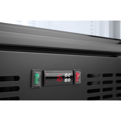 Jednodveřová chladnička , Arktic, 243L, Černá, 220-240V/195W, 600x530x(H)1820mm | 233924