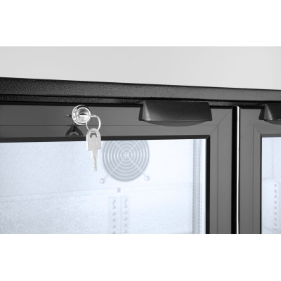 Zadní barová dvoudveřová chladnička, Arktic, 158L, Černá, 220-240V/160W, 900x530x(H)870mm | 235829