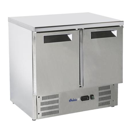 Chlazený stůl s pracovní deskou z nerezové oceli, Arktic, stůl chladící, 146L, 220-240V/143W, 900x700x(H)850mm | 236130