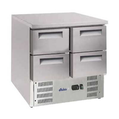Chladicí stůl s pracovní deskou z nerezové oceli, Arktic, GN 1/1, 112L, 220-240V/143W, 900x700x(H)855mm | 236154