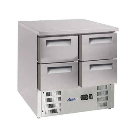 Chladicí stůl s pracovní deskou z nerezové oceli, Arktic, GN 1/1, 112L, 220-240V/143W, 900x700x(H)855mm | 236154