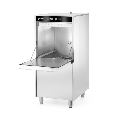 Myčka nádobí na hrnce a tácy 50x60 - elektronicky řízená, s dávkovačem mycího prostředku a vypouštěcím čerpadlem, HENDI, 400V