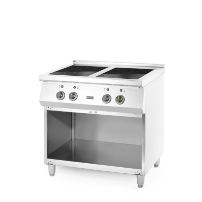 Indukční vařič se 4 varnými deskami, HENDI, 400V/17000W, 800x720x(H)854mm | 237687