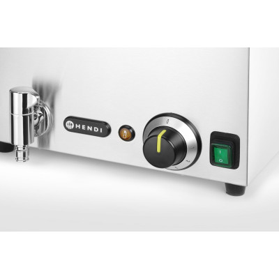 Sada Vodní lázeň s vypouštěcím kohoutkem Ranger, HENDI, GN 1/1, 230V/1000W, 605x332x(H)242mm | 238868