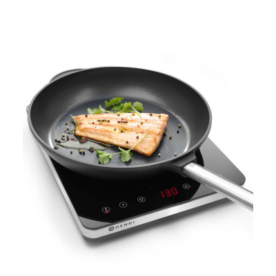 Indukční vařič 2000, HENDI, Kitchen Line, 230V/2000W, 295x400x(H)42mm | 239230