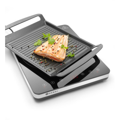 Indukční vařič 2000, HENDI, Kitchen Line, 230V/2000W, 295x400x(H)42mm | 239230