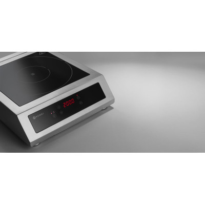 Indukční vařič 3500 D XL, HENDI, Profi Line, 230V/3500W, 390x490x(H)120mm | 239698