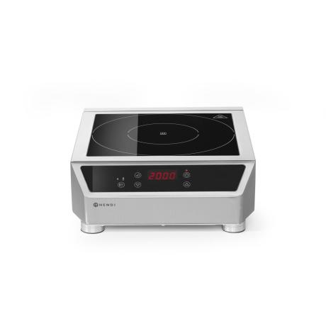 Indukční sporák model 3500 D, HENDI, Profi Line, 230V/3500W, 342x431x(H)116mm | 239711