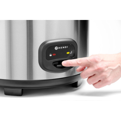 Rýžovar, obj. 5,4 l, HENDI, Profi Line, 5,4L, 230V/1950W, 513x422x(H)380mm | 240403