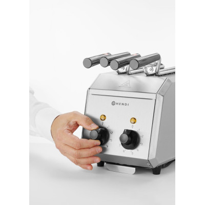 Toustovač klešťový, HENDI, 230V/1200W, 215x300x(H)270mm | 261163