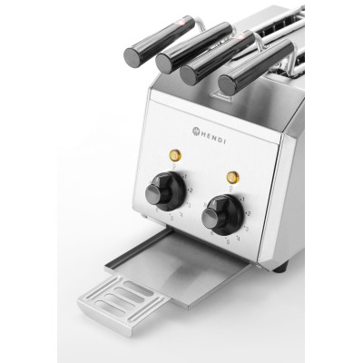 Toustovač klešťový, HENDI, 230V/1200W, 215x300x(H)270mm | 261163