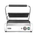 Kontaktní gril Panini, HENDI, horní i spodní část vroubkovaná, 230V/2200W, 430x375x(H)216mm | 263655