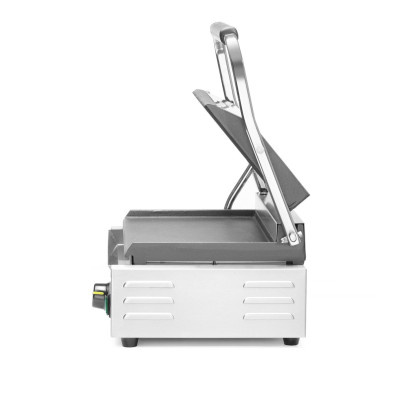 Kontaktní gril Panini, HENDI, vroubkovaná horní část, hladká spodní část, 230V/2200W, 430x375x(H)216mm | 263662