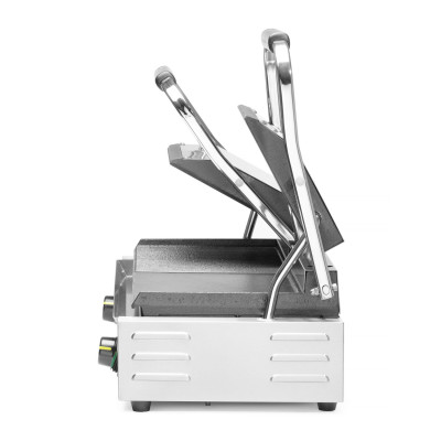 Kontaktní gril - double verze, HENDI, půlka hladká, půlka vroubkovaná, 230V/3600W, 570x375x(H)216mm | 263907