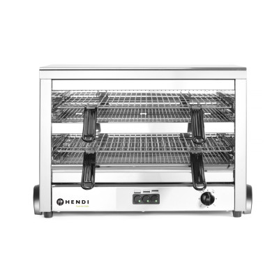 Salamander s křemíkovými tělesy MAXI GN 1/1, HENDI, 400V/4500W, 682x528x(H)455mm | 264331