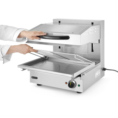 Salamander gril 450 posuvný, HENDI, 230V/2800W, 470x520x(H)530mm | 264607