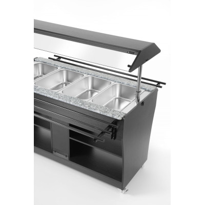 Vyhřívaný bufet, Arktic, GN 1/1, 1490x765x(H)1370mm | 274064