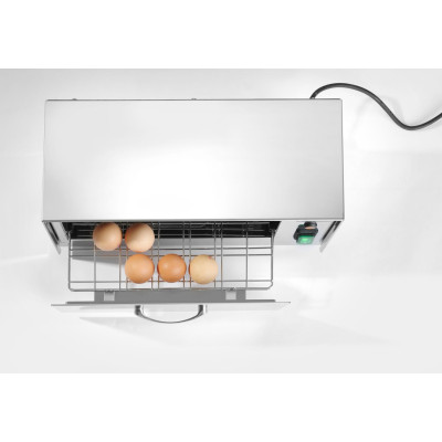 Sterilizátor vajec, HENDI, na 10 vajíček, 230V/35W, 422x228x(H)188mm | 281253