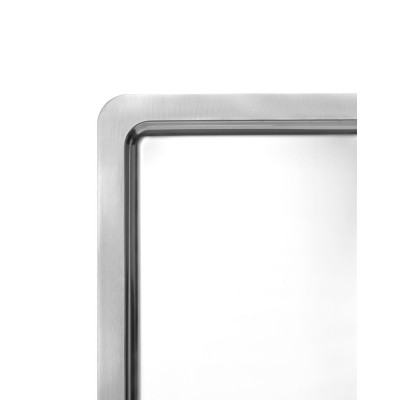 Tác banketový GN 1/1 s matným okrajem, HENDI, 530x325x(H)13mm | 436103