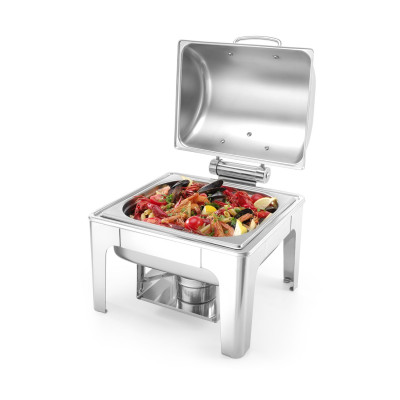 Chafing GN 1/2 vysoký lesk, HENDI, Profi Line, 4L, 365x345x(H)345mm | 470220