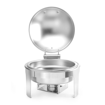 Chafing kulatý, saténový vzhled, HENDI, Profi Line, 6L, 465x420x(H)320mm | 470282