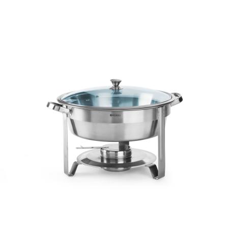 Chafing kulatý, HENDI, Kitchen Line, 3,5L, 390x(H)270mm | 470619