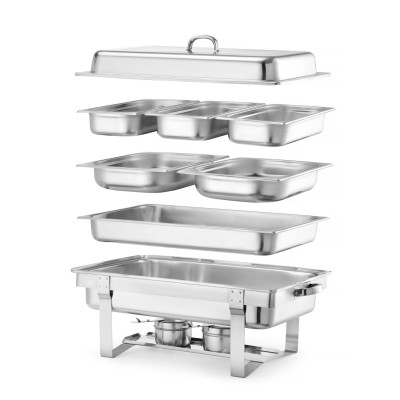 Chafing GN 1/1, HENDI, Kitchen Line, 9L, 585x385x(H)315mm | 471005